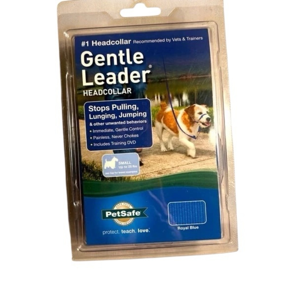 NIB PetSafe Gentle Leader Headcollar - Royal Blue
